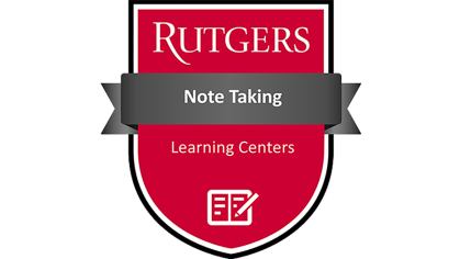 A Rutgers shield digital badge