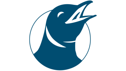 Penji Logo displaying a blue penguin head inside a circle.