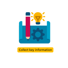 Icon - collect key information