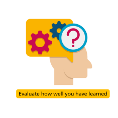 Icon - Evaluate how well you have learned